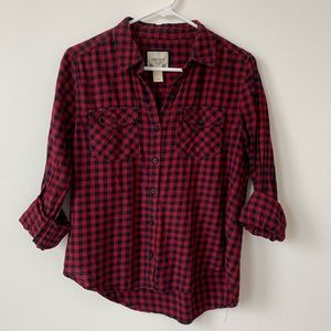 Plaid Button Up Shirt
